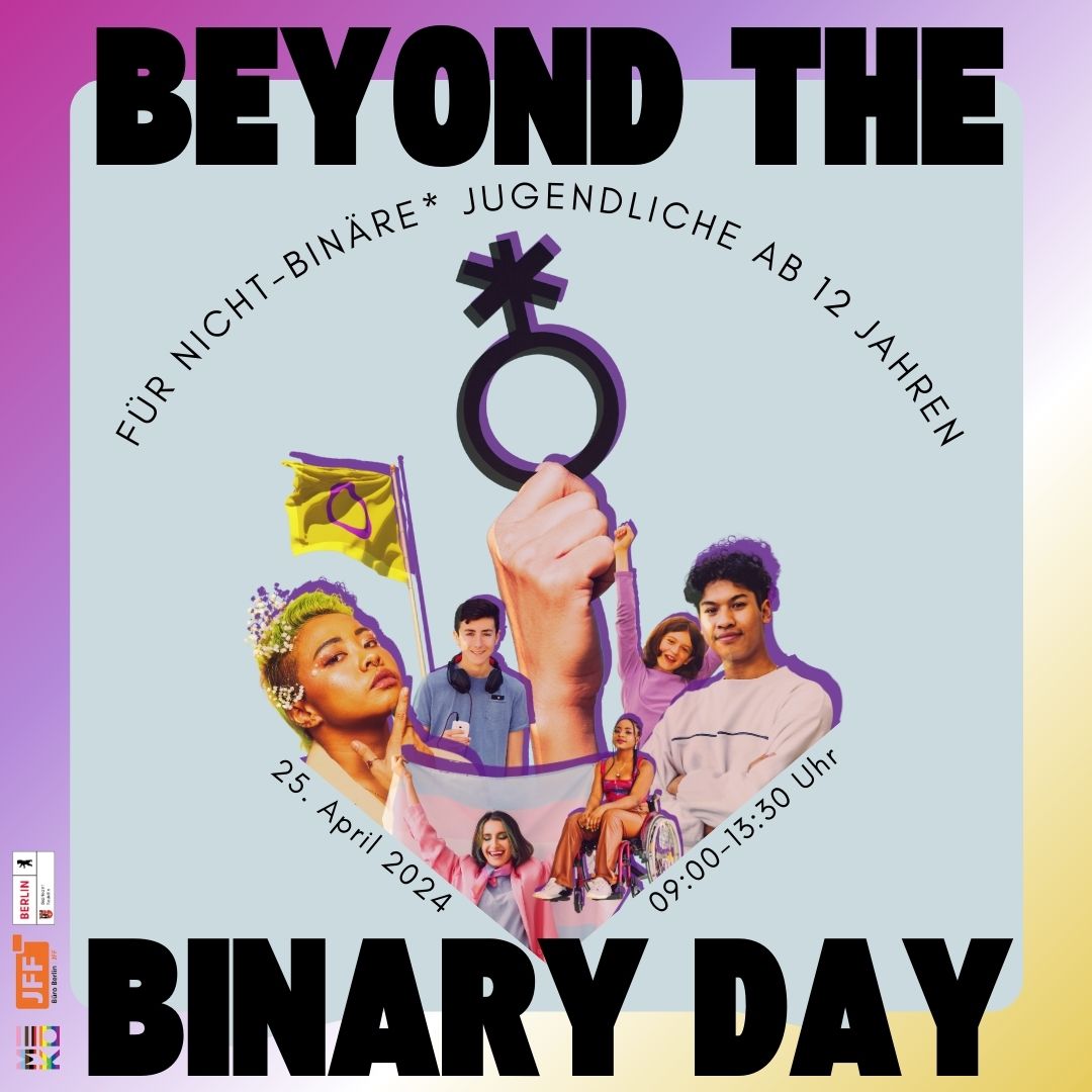 Flyer für den „Beyond The Binary Day"